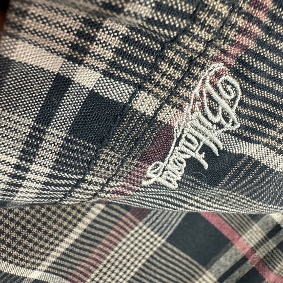 Billabong Brown and Black Flat Front Shorts - Picture 5 of 6